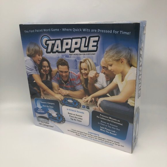 TAPPLE Board Game Blue USAopoly Word Game NEW SEALED -SHIPS FAST HOT FAMILY GIFT - Picture 10 of 10
